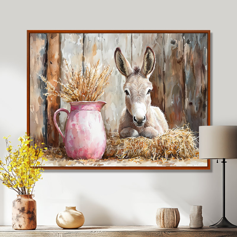 Dulsea - Animals Wall Art, H 16 po x l 32 po, Impression encadrée flottante, Brun