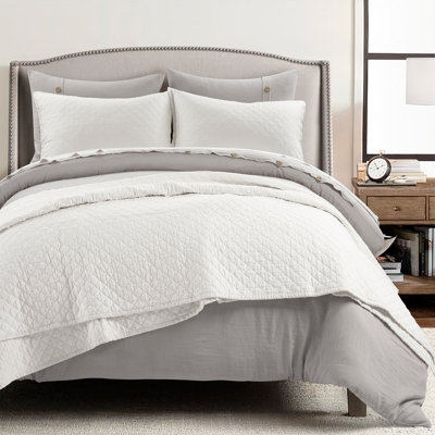 Gabriella Belgian Flax Linen Quilt Set