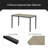 4 - Person Four Leg Dining Set-358836824-358836827