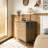 Large 4-Drawer Chest with Solid Wood Foot-1953120109