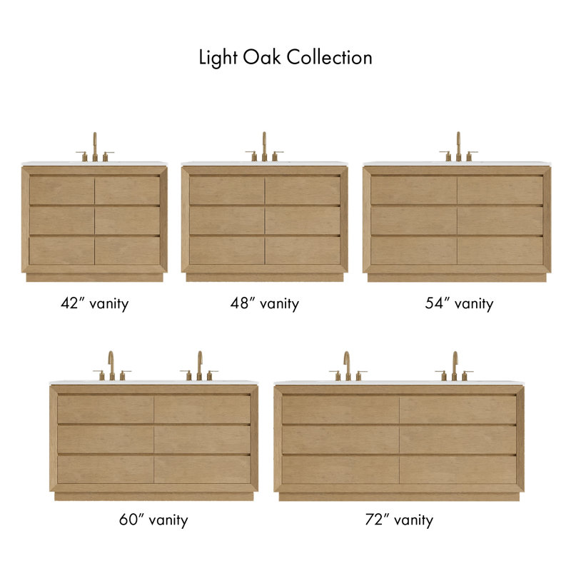 Antony 72'' Double Bathroom Vanity with Quartz Top