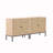Set Of 2 Rolland A Console Table Side Table With Rattan Door