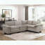 Fauteuil d'angle modulaire, tissu chenille et ressorts ensachés-1318801309