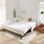 Lit de jour rond simple à garniture cloutée simple avec lit escamotable et port USB-716403615-716403609