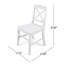 Ensemble de 2 chaises en bois d'acacia-585301645