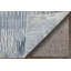 Tapis bleu à motif abstrait moderne Lenda-182748438
