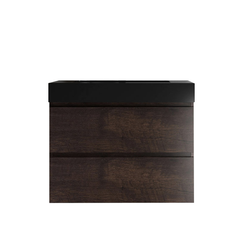 Bassin en quartz intégré intégré de couleur noir mat, moderne et élégant, sans drain ni robinet, 30,22 de profondeur, 17,79 de largeur, 6,35 de hauteur, 41,93 lb, débordement pour un décor polyvalent avec style et fonctionnalité