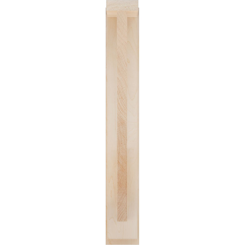 Support de tablette Traditional, Érable, H 17,25 po x l 2,5 po x P 17,75 po