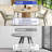 Arinda 47"  Round Dining Table Dining Room Table with Woven Design for 3-4 people-1523706309