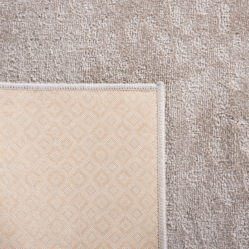 Motif et tapis uni beige 408, Rectangle 5 pi 3 po x 7 pi 6 po