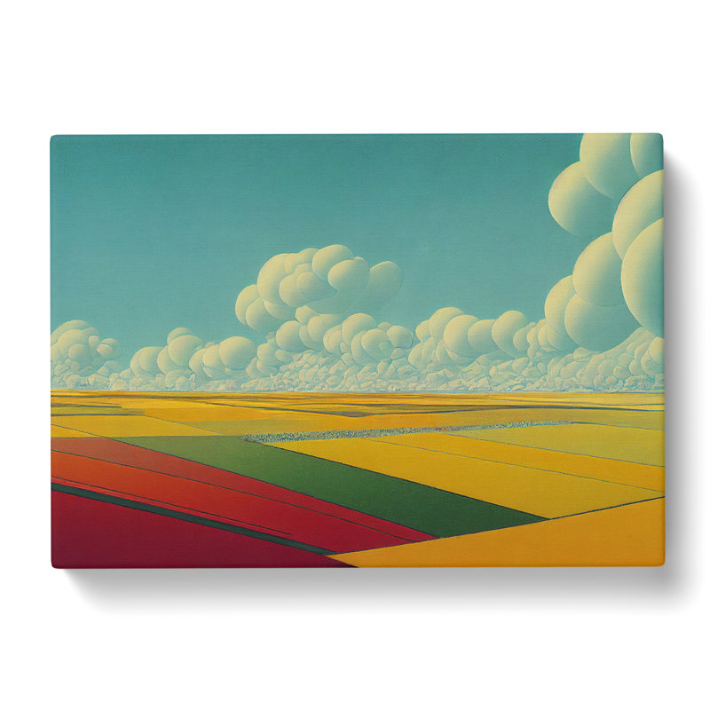 Expansive Spring Meadow - Wrapped Canvas, 50cm H x 76cm W x 3cm D