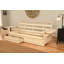 Ensemble de futon double avec matelas et tiroir Stratford-283889186-330909222-283889213
