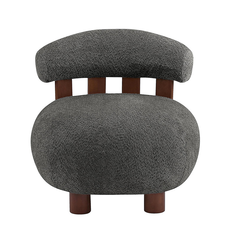 Fauteuil d'appoint Modern, Gris foncé