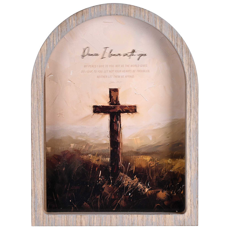 Encadré «Cross I Peace» 11 x 15