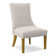 Chaise d'appoint rembourrée Tuxedo