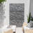 Screen Series Black Plastic Flowleaf Pattern Screen Set