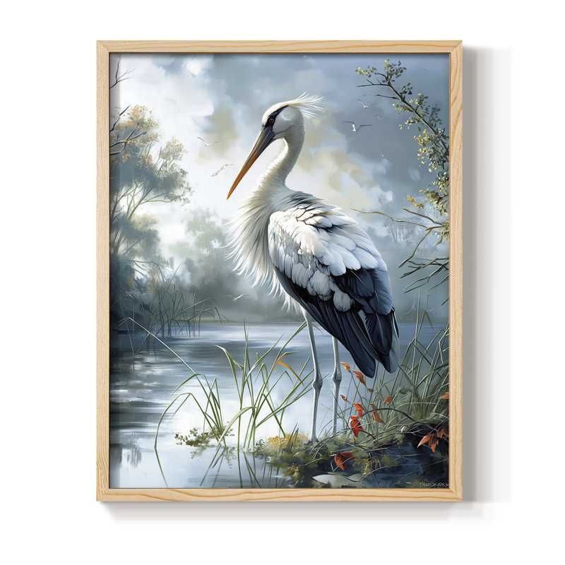 ANIMALS Series CV, reproduction encadrée - bois massif, H 11 po x l 9 po