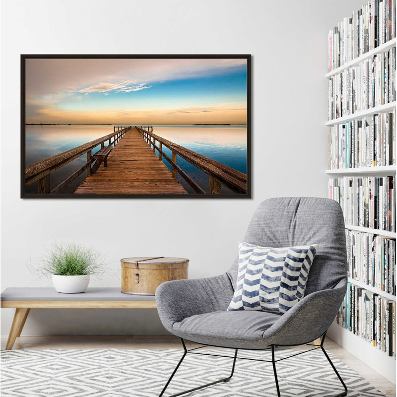 Terre Ceia Bay par Danita Delimont - photographie, H 27,5 po x l 43,5 po x P 2 po, Cadre flottant espresso