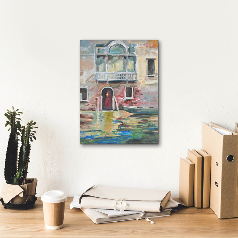 «Venice» par Jadei, impression sur toile, H 16 po x l 12 po