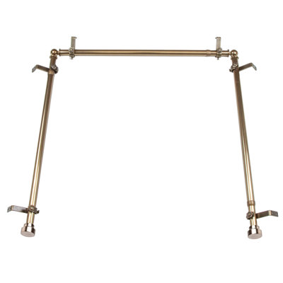 Tringle à rideaux simple réglable 0,81 po Gallatin