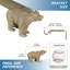 Tringle à rideaux simple ajustable Oren Bear-21786374-21786368