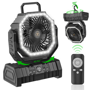 CRST 20000 mAh Portable Fan Battery Camping Fan
