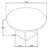 Burnished Black 60-inch Round Dining Table