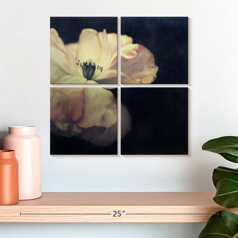 Harnek lumière dans la fleur sombre, H 18 po x l 18 po