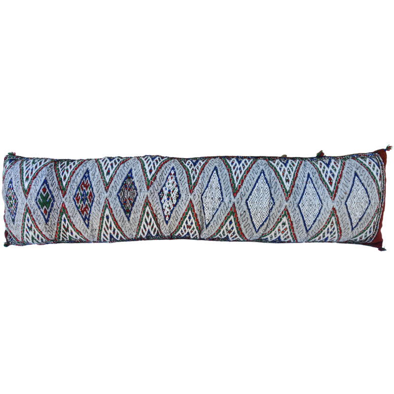 Wool/Silk Lumbar Rectangular Pillow Cover & Insert