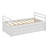 Makemson Twin Captain's Wood Daybed With 3 Storage Drawers, Trundle Bed-893835027