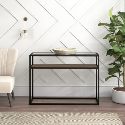 Addison Glass Top Console Table