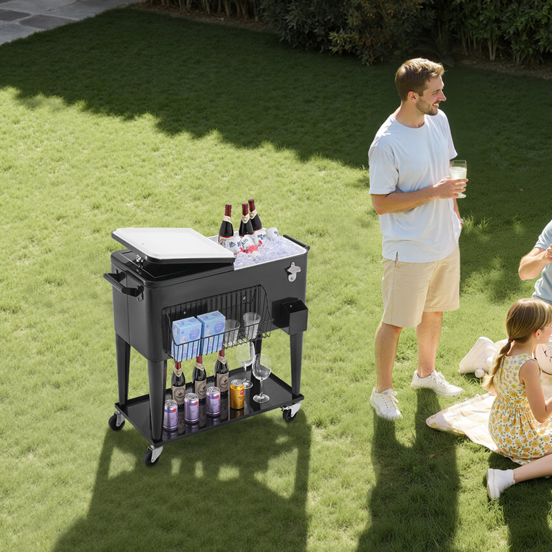 Chariot à glace sur roulettes 80QT