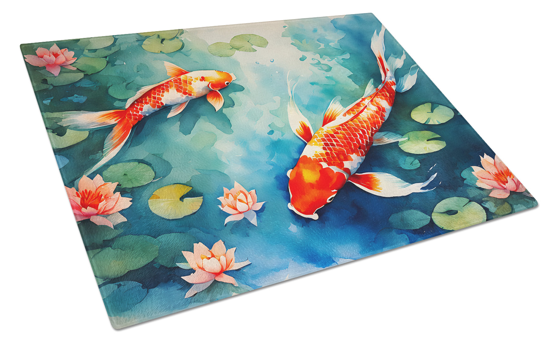 Carolines Treasures 9 x 6 in. Koi Fish Leash or Key Holder