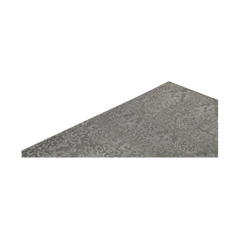 Damask Area Rug in Gray