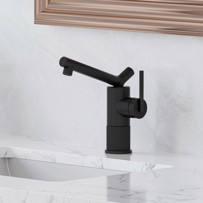 Robinet pour salle de bain à poignée simple Modern