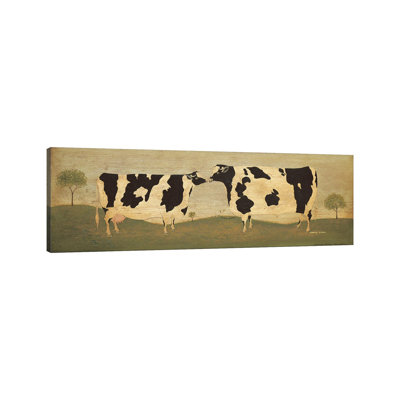 «Kissing Cows» - reproduction d'art murale