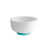 Blanc, turquoise
