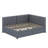 Full / Double Upholstered Daybed with 2 Storage Drawers Sofa Bed Frame-96618266
