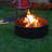  36" Round Steel Wood-Burning Fire Ring