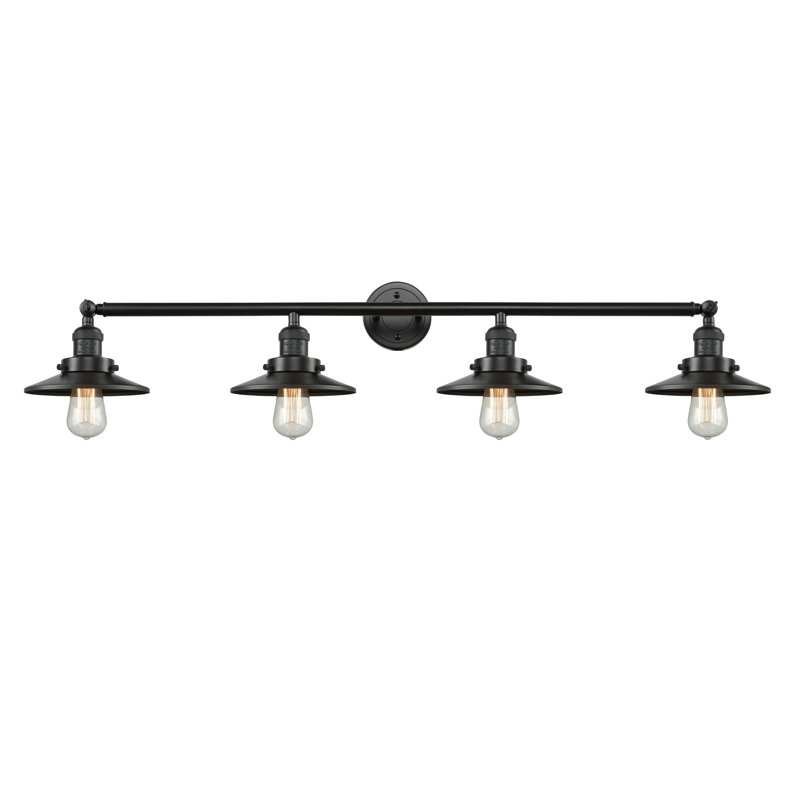 Éclairage pour salle de bain 44 po Shauna Railroad, Bronze huilé