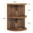 Innsbrook Floor Shelf End Table with Storage