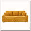Canapé 80 po en velours côtelé pliable avec porte-gobelet et coussin-280470770