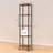 5-Tier Ironck Bookshelf with LED Lights, Touch & Remote Control-1144449437