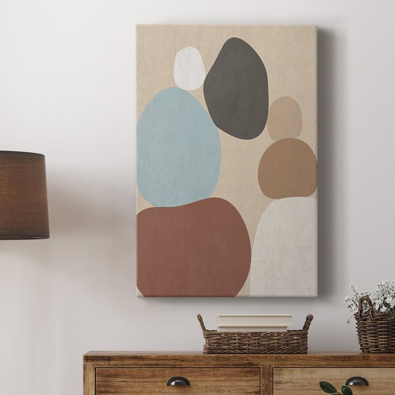 Stone Stacking -Gallery Wrapped Cavas, 12" H x 8" W