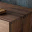 Armoire de rangement multifonctionnelle en noyer noir