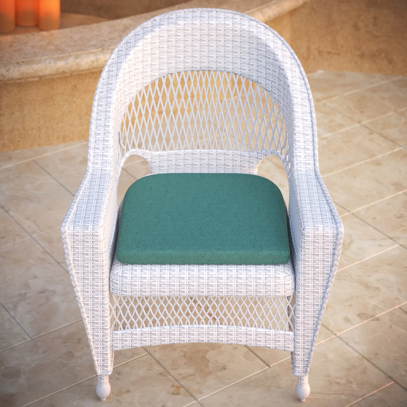 Dining ChairSeat Pad Replacement Cushion – 17.5L x 18.5W x 2D, Cast Breeze Sunbrella® Plainweave