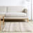 Polyester Woven Texture Stripe Bath Rug 20x32" | Soft Absorbent Non-Slip Floor Mat | Modern Minimalist Bathroom Decor | Machine Washable-122463021