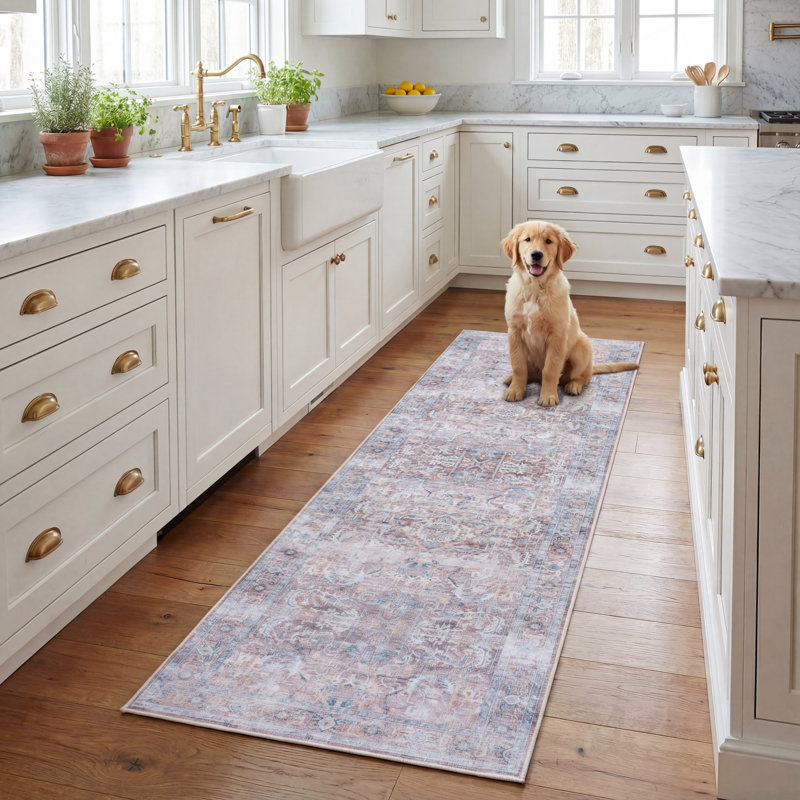 Tucson Performance Machine Washable Oriental Rug, Runner 2'6" x 8'