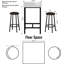 Kywan 2 - Person Dining Set-1577137715-1577137712