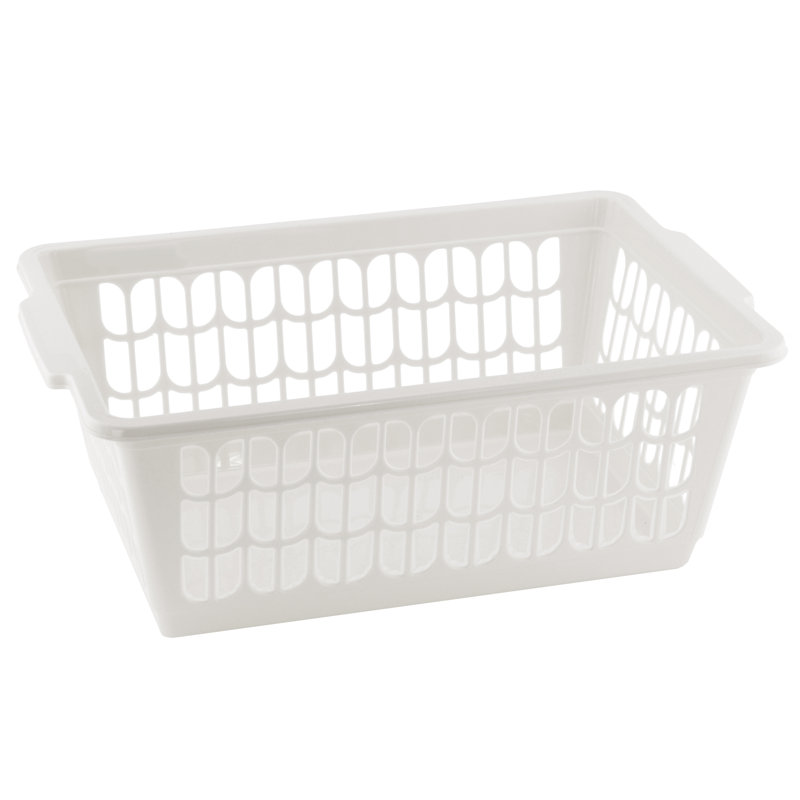 Petit panier en plastique, Blanc